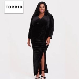 Torrid Velvet Maxi Dress